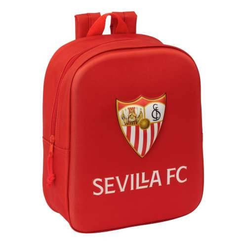 Školski Ruksak Sevilla Fútbol Club Crvena 22 x 27 x 10 cm 3D Cijena