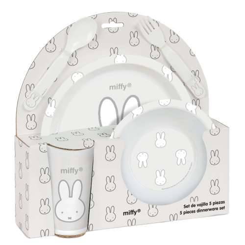 Dječji set posuđa Miffy Niebla (5 Dijelovi) Cijena