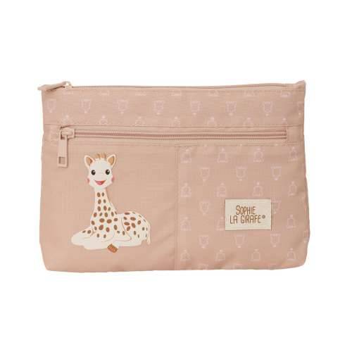 Dvostruka pernica Sophie la Girafe Bež 23 x 16 x 3 cm Cijena
