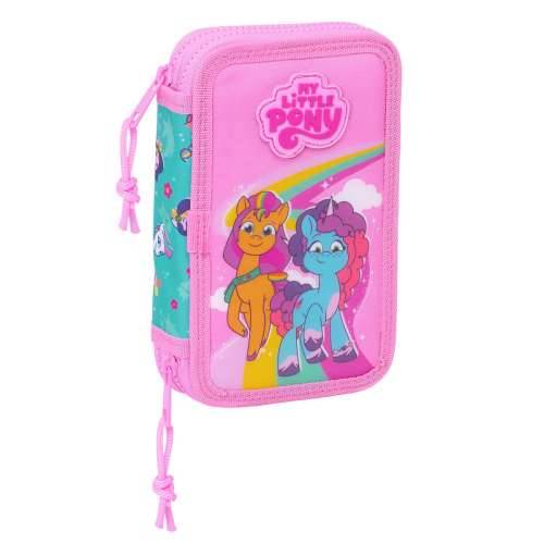 Dvostruka pernica My Little Pony Magic Roza Turkizno 12.5 x 19.5 x 4 cm 28 Dijelovi Cijena