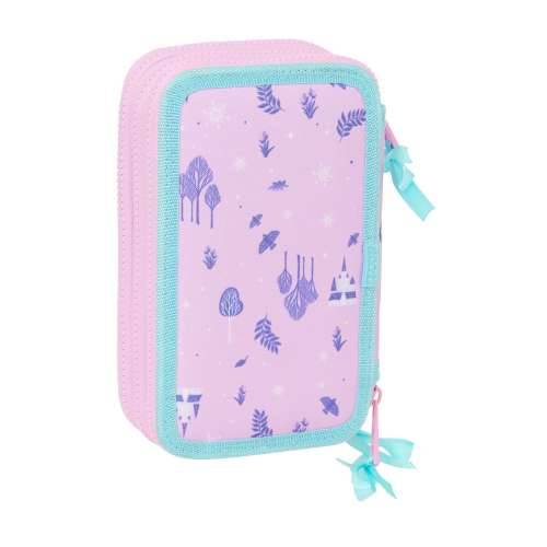 Trodijelna Pernica Frozen Cool days Violeta Nebesko plava 12,5 x 19,5 x 5,5 cm 36 Dijelovi Cijena