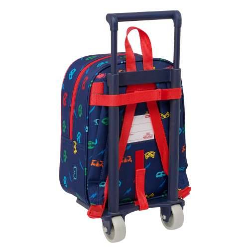 Školski Ruksak s Kotačima PJ Masks Ready Mornarsko plava 22 x 27 x 10 cm Cijena