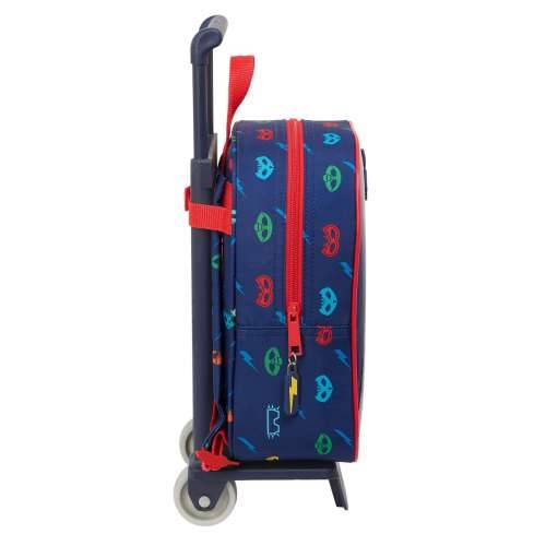 Školski Ruksak s Kotačima PJ Masks Ready Mornarsko plava 22 x 27 x 10 cm Cijena