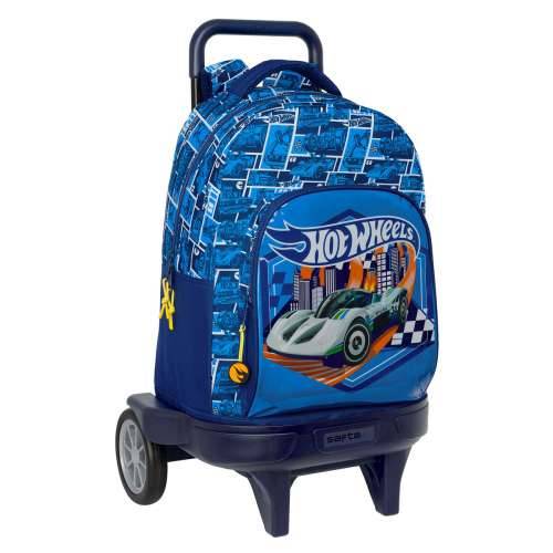 Školski Ruksak s Kotačima Hot Wheels Sonny Mornarsko plava 33 x 45 x 22 cm Cijena