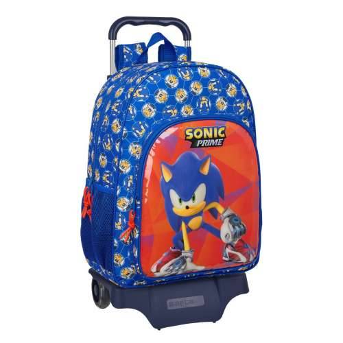 Školski Ruksak s Kotačima Sonic Prime Plava 33 x 42 x 14 cm Cijena