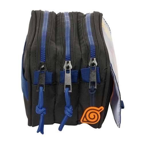 Trostruka pernica Naruto Ninja Plava Crna 21,5 x 10 x 8 cm Cijena