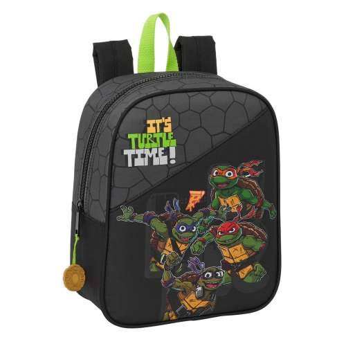 Školski Ruksak Teenage Mutant Ninja Turtles Crna Siva 22 x 27 x 10 cm Cijena