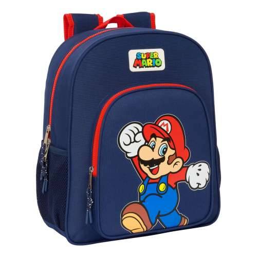 Školski Ruksak Super Mario World Mornarsko plava 32 x 38 x 12 cm Cijena