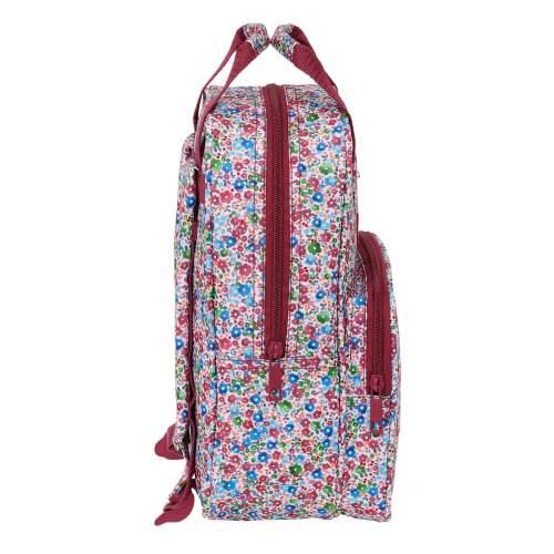 Školski Ruksak Nait Nait Flores coimbra burdeos Bordo 20 x 28 x 8 cm Cijena