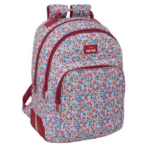 Školski Ruksak Nait Nait Flowers Bordo 32 x 42 x 15 cm Cijena