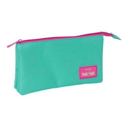 Trostruka pernica Nait Nait Verde mint 22 x 12 x 3 cm Cijena