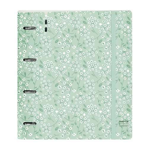 Registrator s prstenovima Safta Light green flowers Cijena