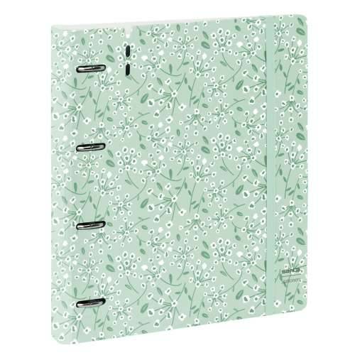 Registrator s prstenovima Safta Light green flowers Cijena