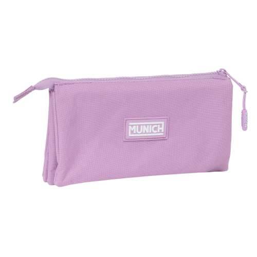 Trostruka pernica Munich Basic Lila 22 x 12 x 3 cm Cijena