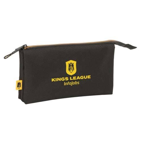 Trostruka pernica Kings League Crna 22 x 12 x 3 cm Cijena