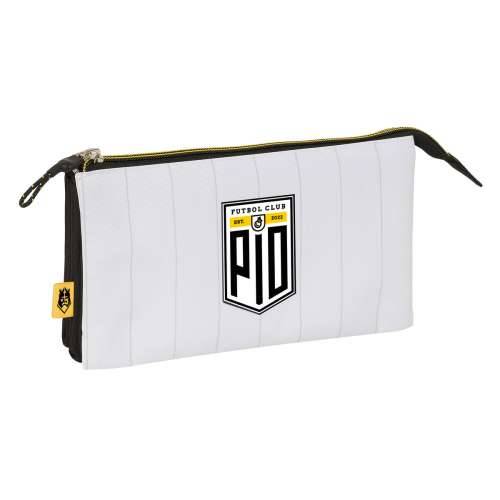 Trostruka pernica Kings League PÍo Bijela Crna 22 x 12 x 3 cm Cijena