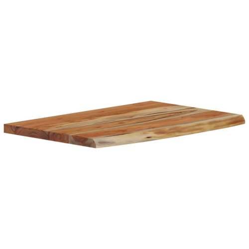 Zidna polica 70x40x2,5 cm pravokutna bagremovo drvo živi rub - Prirodna 70 x 40 x 2.5 cm 1 Masivno bagremovo drvo Cijena