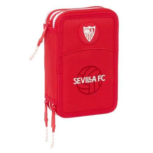 Trodijelna Pernica Sevilla Fútbol Club Crvena 12,5 x 19,5 x 5,5 cm 36 Dijelovi Cijena