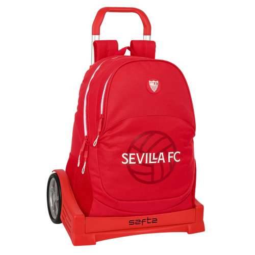 Školski Ruksak s Kotačima Sevilla Fútbol Club Crvena 32 x 44 x 16 cm Cijena