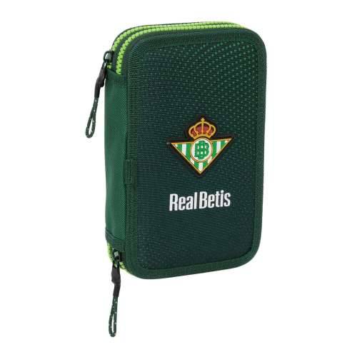 Dvostruka pernica Real Betis Balompié Zelena 12.5 x 19.5 x 4 cm 28 Dijelovi Cijena