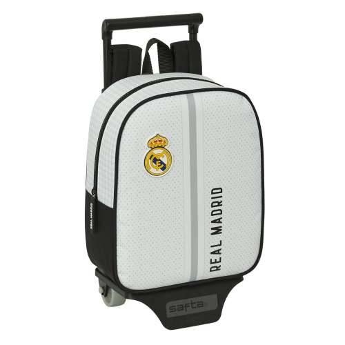 Školski Ruksak s Kotačima Real Madrid C.F. Bijela Siva 22 x 27 x 10 cm Cijena