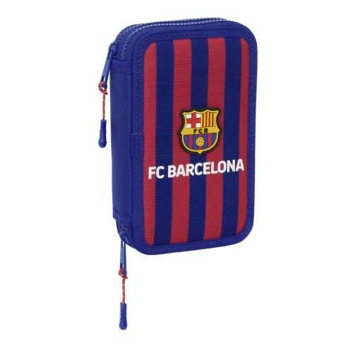 Dvostruka pernica F.C. Barcelona Granatna Mornarsko plava 12.5 x 19.5 x 4 cm 28 Dijelovi Cijena