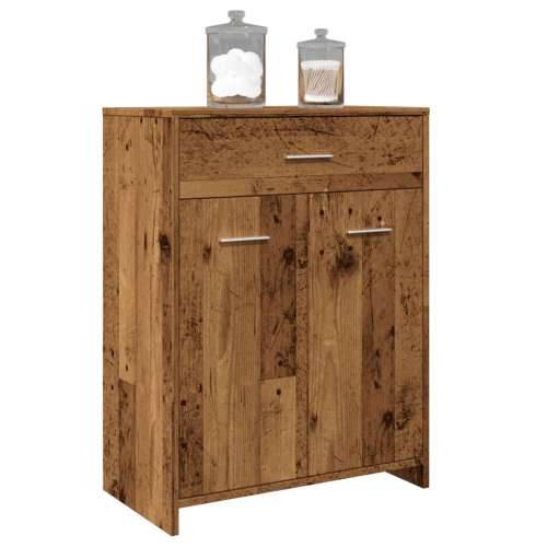 Kupaonski ormarić boja staro drvo 60x33x80 cm konstruirano drvo - Staro drvo 1 Cijena