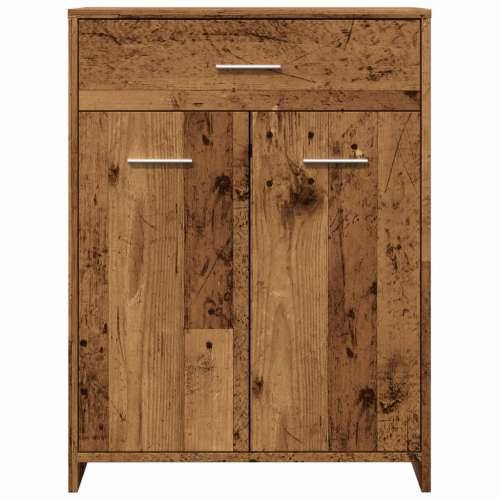 Kupaonski ormarić boja staro drvo 60x33x80 cm konstruirano drvo - Staro drvo 1 Cijena