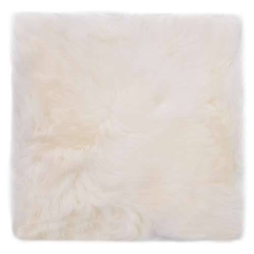 Jastučići za stolice 2 kom bijeli 40 x 40 cm prava ovčja koža Cijena