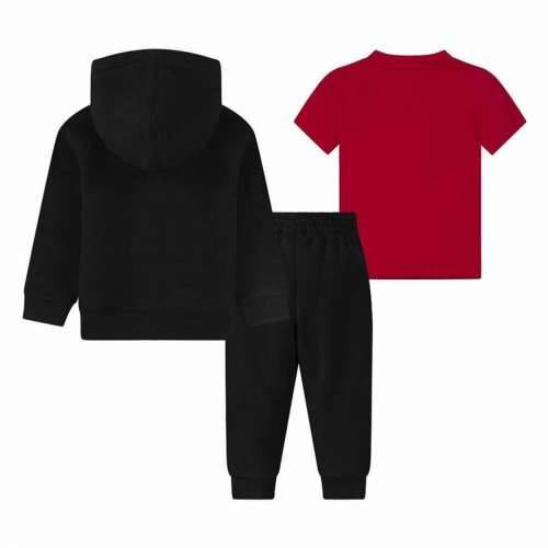 Sportski Komplet za Bebe Jordan Essentials Fleeze Box Crna Crvena Cijena