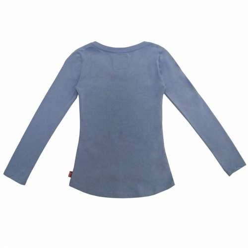 Dječja Majica Dugih Rukava Levi’s Fille Čelično Plava Cijena