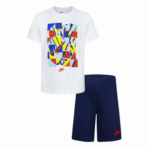 Sportski Komplet za Djecu Nike Nsw Add Ft Short  Plava Bijela Pisana 2 Dijelovi Cijena