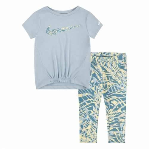 Sportski Komplet za Djecu Nike Dri-Fit Siva Pisana 2 Dijelovi Cijena