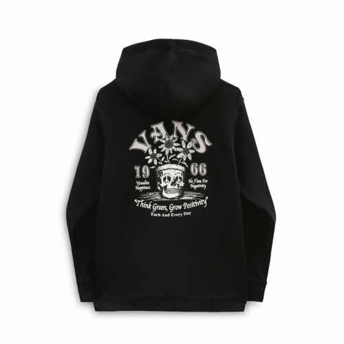 Unisex Majica s Kapuljačom Vans Peace Head Bijela Crna Cijena