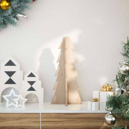Drveno ukrasno božićno drvce 49 cm od masivne borovine - Prirodna 49 cm 1 Cijena