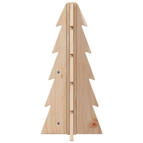 Drveno ukrasno božićno drvce 49 cm od masivne borovine - Prirodna 49 cm 1 Cijena