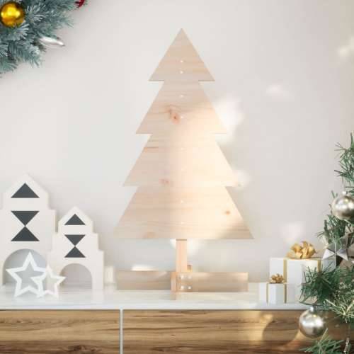Drveno ukrasno božićno drvce 80 cm od masivne borovine - Prirodna 80 cm 1 Cijena