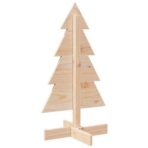 Drveno ukrasno božićno drvce 80 cm od masivne borovine - Prirodna 80 cm 1 Cijena