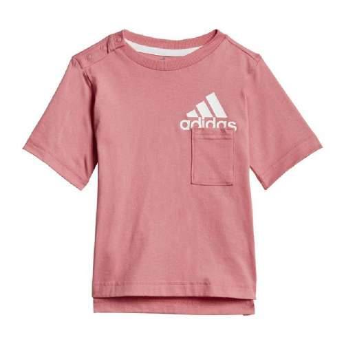 Sportski Komplet za Djecu Adidas Badge of Sport Summer Koraljni Cijena