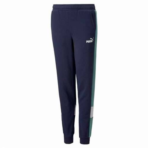 Dječji Donji Dio Trenirke Puma Essential+ Colorblock B Tamno plava Cijena