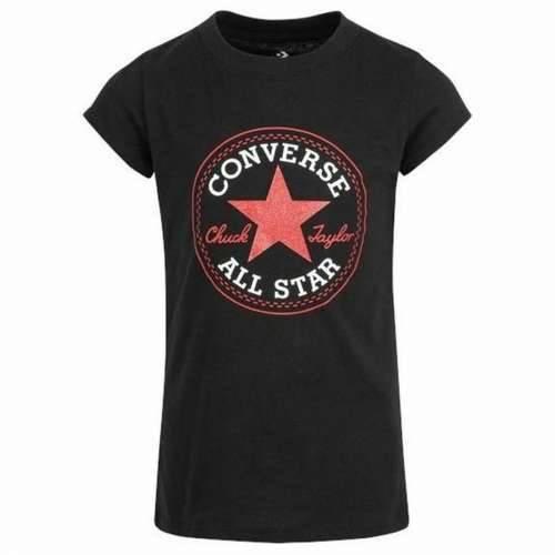 Dječje Majica Kratkih Rukava Converse Timeless Patch Crna Cijena