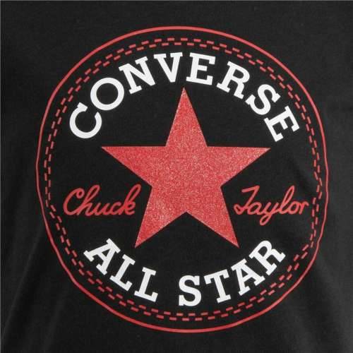 Dječje Majica Kratkih Rukava Converse Timeless Patch Crna Cijena