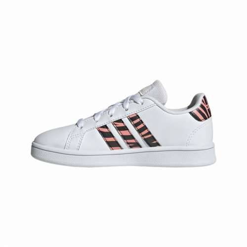 Kinder Sportschuhe Adidas Grand Court Print Bijela Cijena