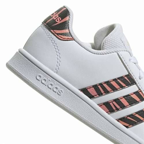 Kinder Sportschuhe Adidas Grand Court Print Bijela Cijena