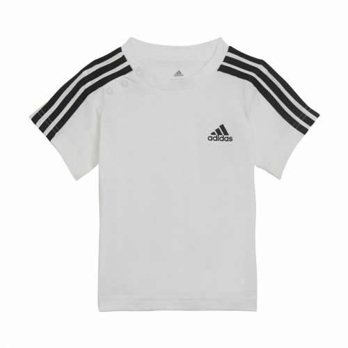 Sportski Komplet za Bebe Adidas Three Stripes Crna Bijela Cijena