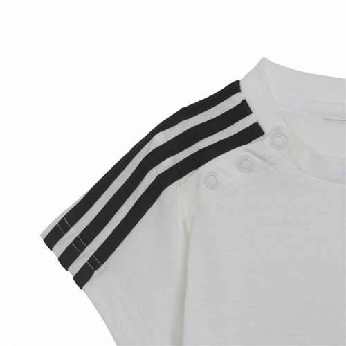 Sportski Komplet za Bebe Adidas Three Stripes Crna Bijela Cijena