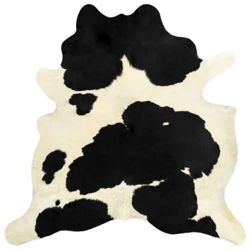 Tepih od prave kravlje kože 150 x 170 cm crno-bijeli Cijena