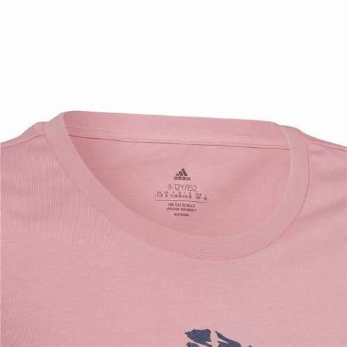 Dječje Majica Kratkih Rukava Adidas  Graphic  Roza Cijena