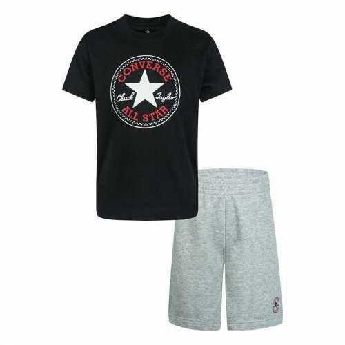 Sportski Komplet za Djecu Converse Core Tee Crna/Siva Cijena