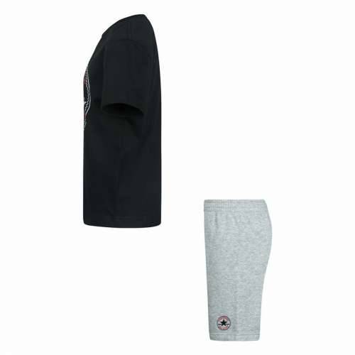 Sportski Komplet za Djecu Converse Core Tee Crna/Siva Cijena